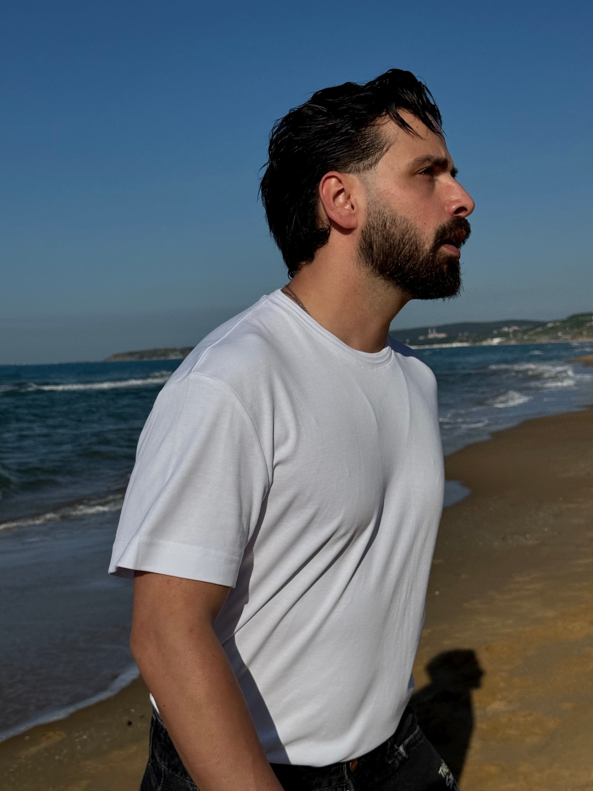 BEYAZ BASIC T-SHIRT