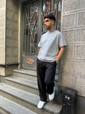 SİYAH KETEN VİSKON PANTOLON