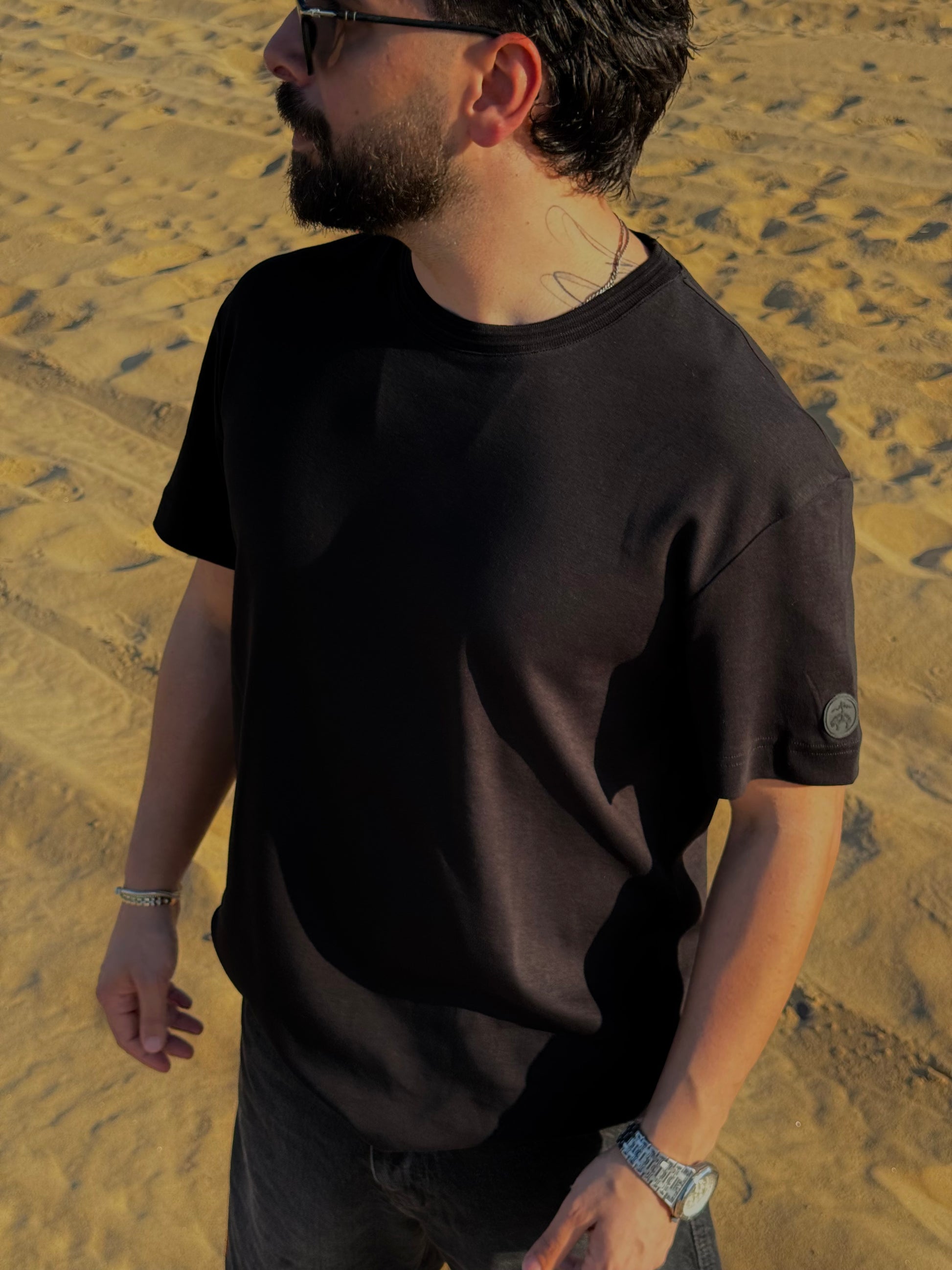 SİYAH BASIC T-SHIRT