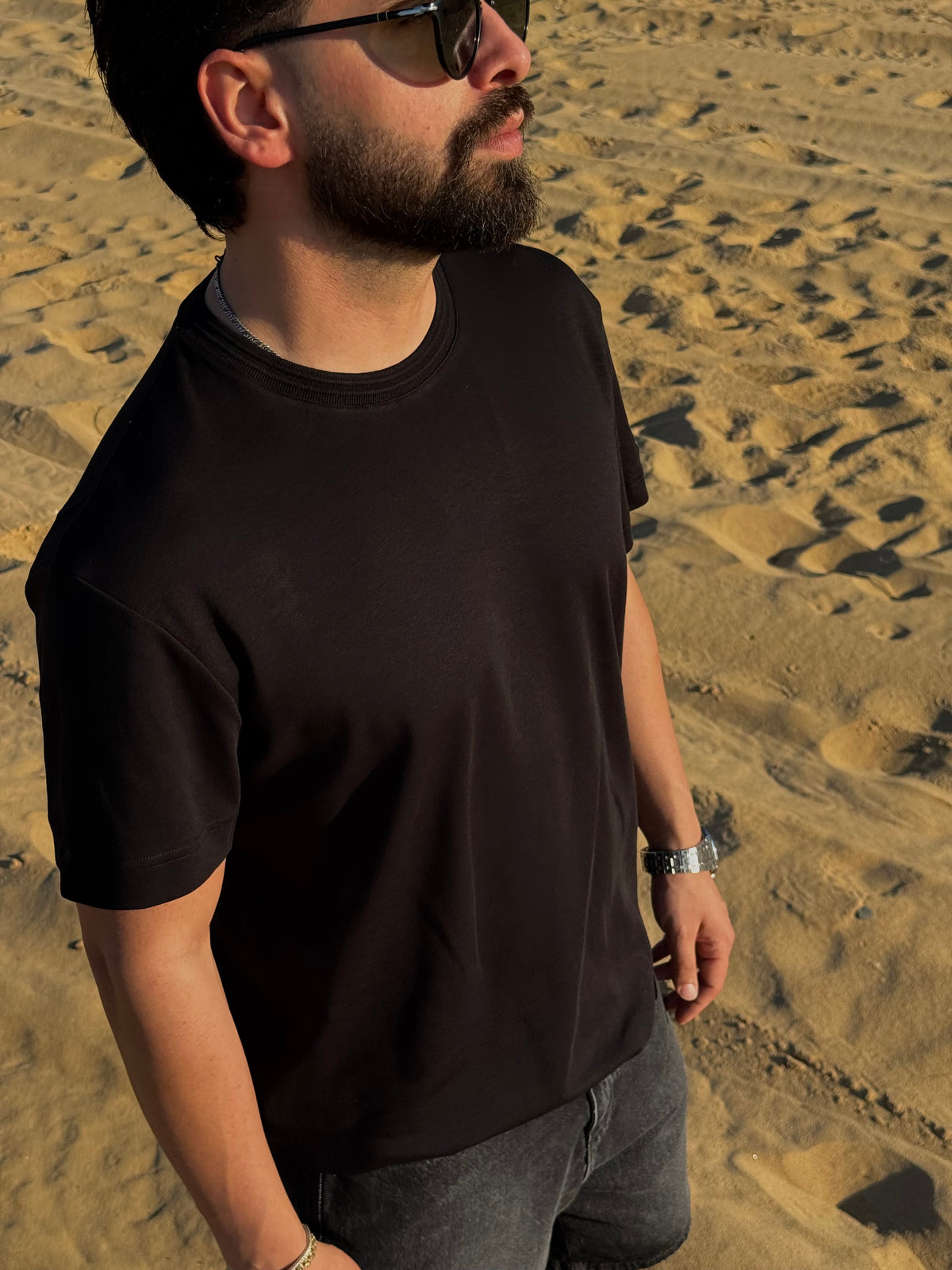 SİYAH BASIC T-SHIRT