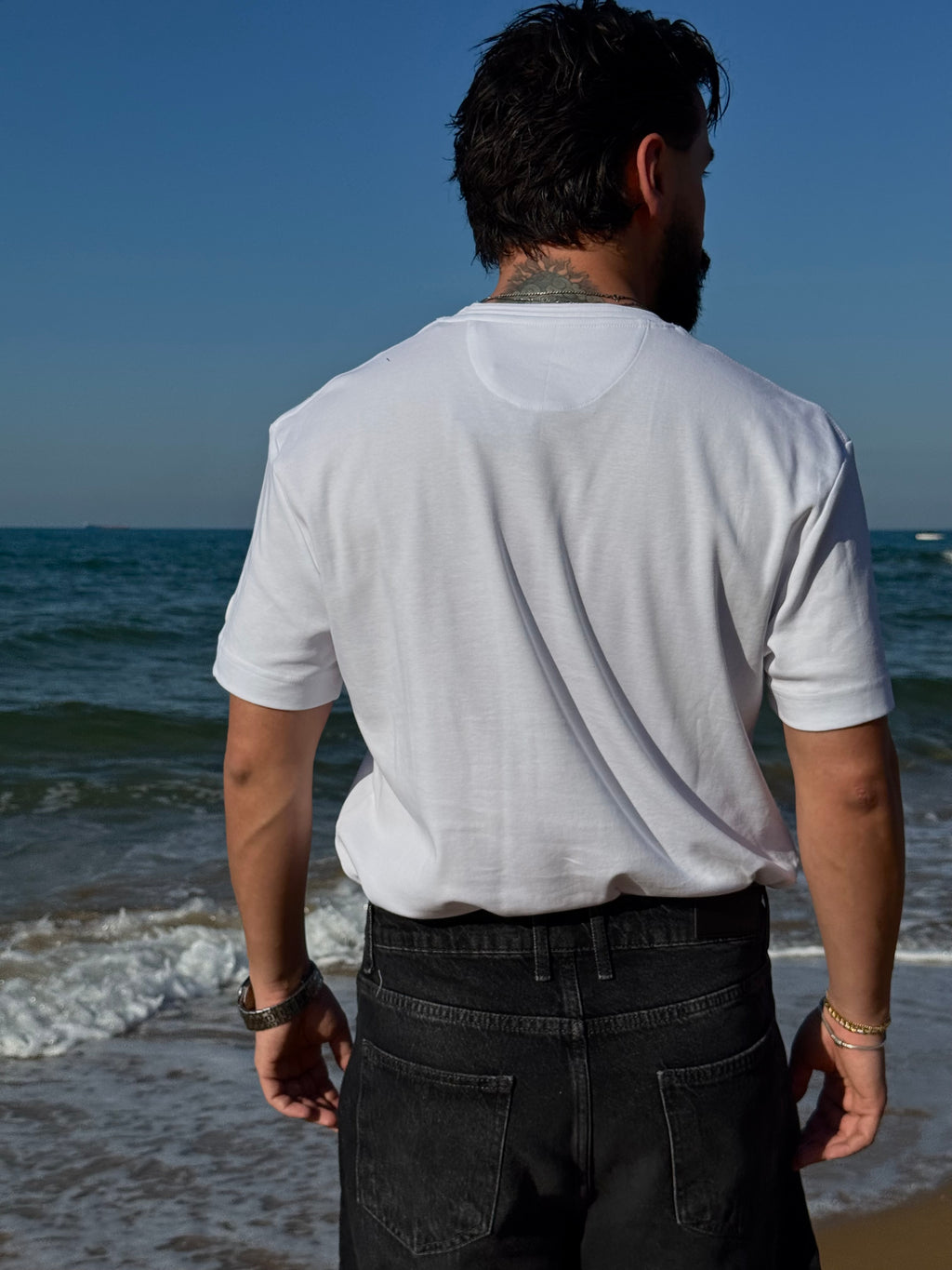 BEYAZ BASIC T-SHIRT