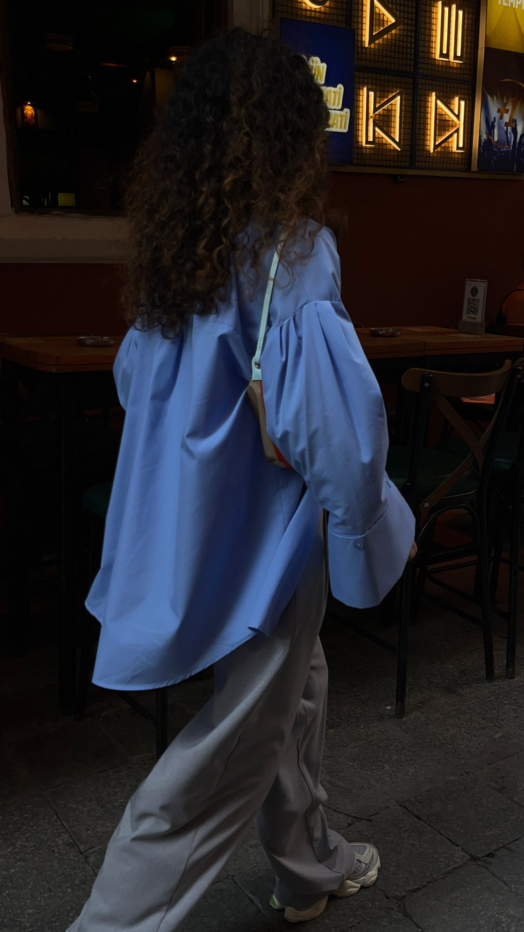 Oversize Poplin Gömlek