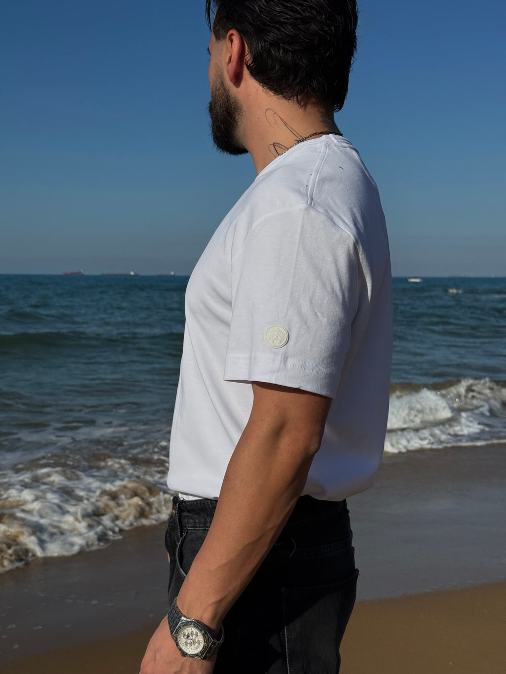BEYAZ BASIC T-SHIRT